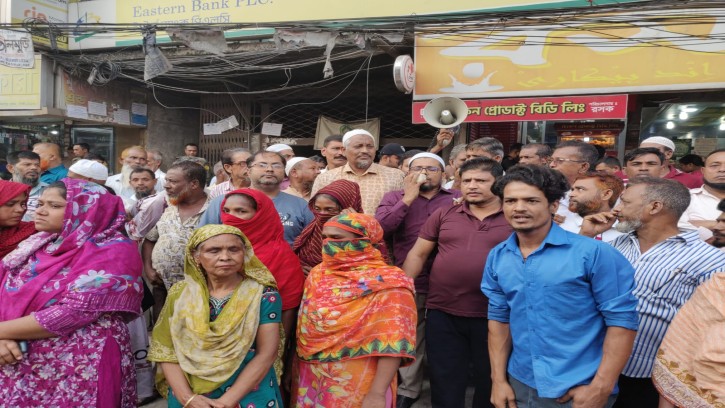 আওয়ামী নৈরাজ্যের প্রতিবাদে কল্যাণপুরে বিএনপি'র মিছিল 