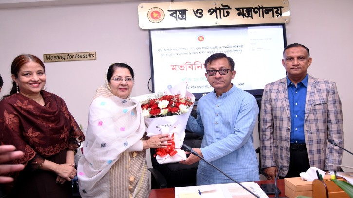 পাট দেশের ঐতিহ্যের সাথে জড়িত --------বস্ত্র ও পাটমন্ত্রী 