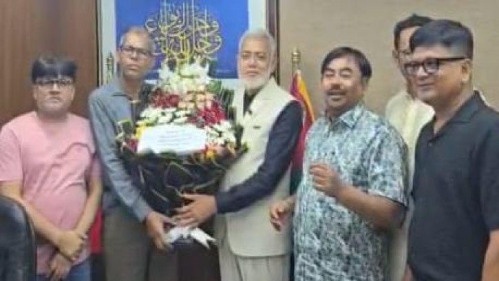 রিহ্যাবের নব নির্বাচিত সভাপতি ডক্টর আলি আফজাল কে দ্বিতীয়  পদ্মা সেতু বাস্তবায়ন পরিষদের শুভেচ্ছা 